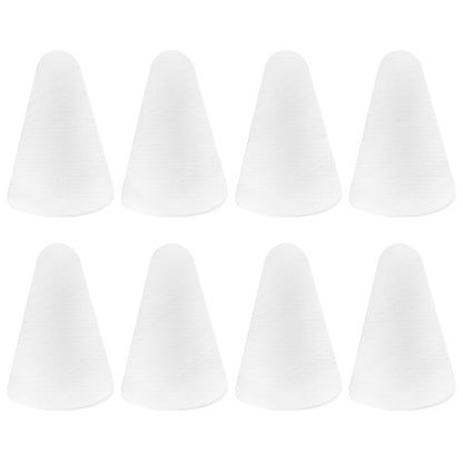 8 PCS Non-slip Mute Wear-resistant Nib Cover for Apple Pencil 1 / 2, Transparent, White, Dark Blue, Mint Green