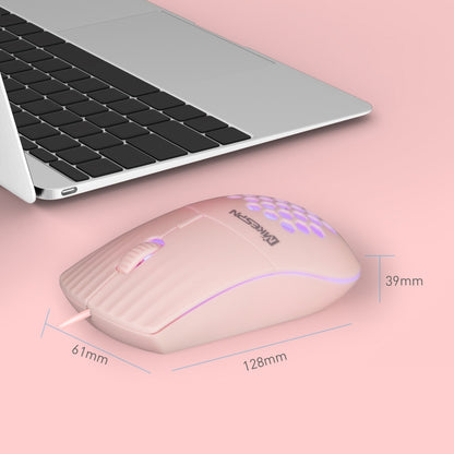 MKESPN SXS-838 USB Interface RGB Hollow Wired Mouse, USB