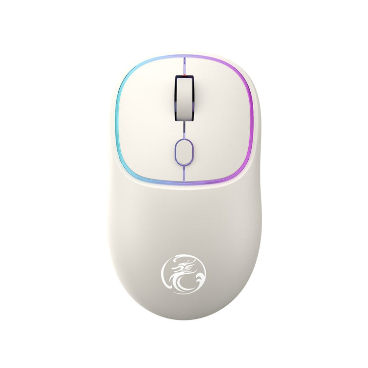 iMICE W-618 Rechargeable 4 Buttons 1600 DPI 2.4GHz Bluetooth Silent Wireless Mouse for Computer PC Laptop, W-618 2.4GHz & Bluetooth