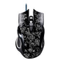 ZGB 169 USB 2400DPI Four-speed Adjustable LED Backlight Wired Optical E-sport Gaming Mouse with Counter Weight, Length: 1.45m, 169 Black, 169 White