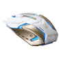 Chasing Leopard K1 USB 1600DPI Three-speed Adjustable LED Backlight Mute Wired Optical Gaming Mouse, Length: 1.3m