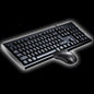Chasing Leopard Q9 1600 DPI Professional Wired Grid Texture Gaming Office Keyboard + Optical Mouse Kit