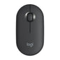 Logitech Pebble Cobblestone Shape Thin 3-keys 1000DPI Mute Wireless Bluetooth Optical Mouse, Wireless Range: 10m
