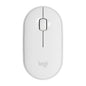 Logitech Pebble Cobblestone Shape Thin 3-keys 1000DPI Mute Wireless Bluetooth Optical Mouse, Wireless Range: 10m