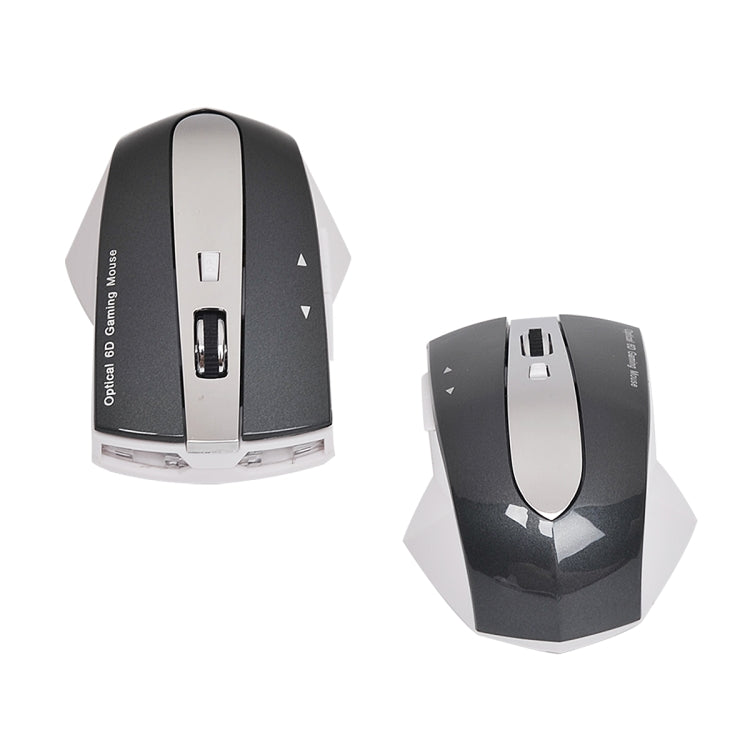 MZ-011 2.4GHz 1600DPI Wireless Rechargeable Optical Mouse with HUB Function, White + Royal Blue, Pearl White, Blue, Silver, Black, Black Silver