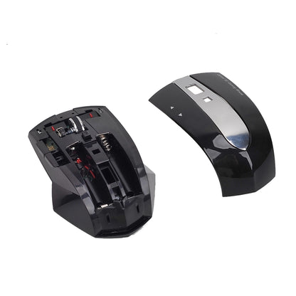 MZ-011 2.4GHz 1600DPI Wireless Rechargeable Optical Mouse with HUB Function, White + Royal Blue, Pearl White, Blue, Silver, Black, Black Silver