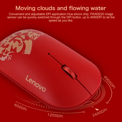 Lenovo Air Handle Lightweight Portable Mute Wireless Mouse, Blessing Mouse Version, Wireless Mouse, Blessing Mouse Version