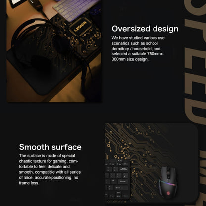 Lenovo Speed Max C Legion Gears Gaming Mouse Pad