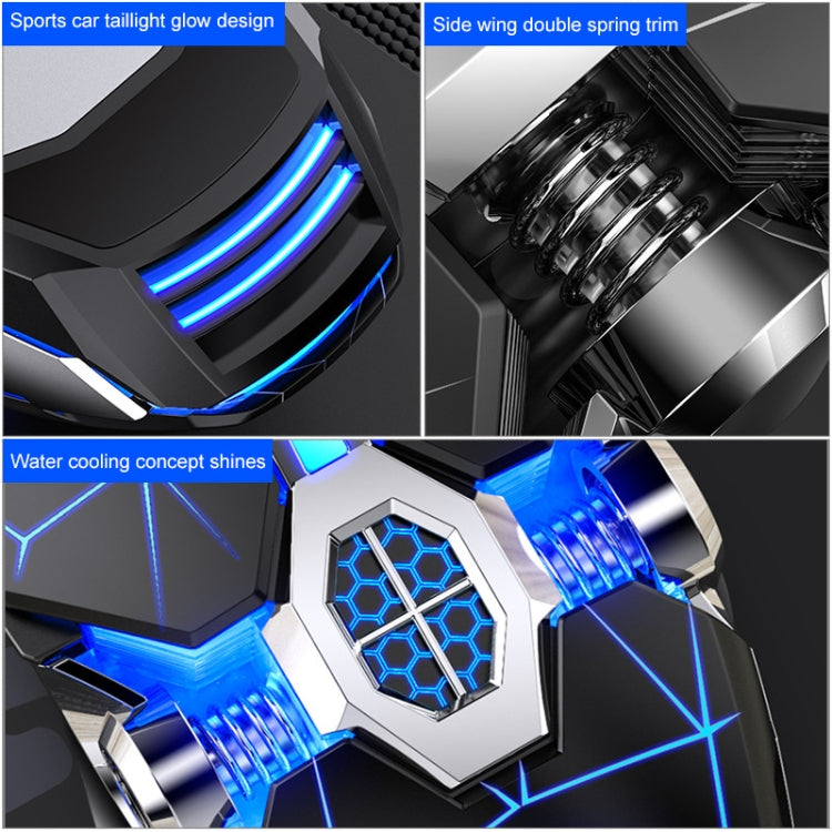 YINDIAO 3200DPI 4-modes Adjustable 7-keys RGB Light Wired Gaming Mechanical Mouse, Style: Audio Version