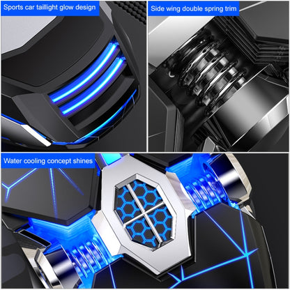 YINDIAO 3200DPI 4-modes Adjustable 7-keys RGB Light Wired Gaming Mechanical Mouse, Style: Audio Version