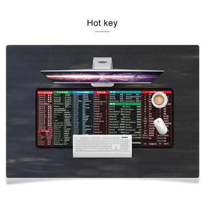 YINDIAO Large Rubber Mouse Pad Anti-skid Gaming Office Desk Pad Keyboard Mat, Size: 800x300mm (Universe), KB7660A, KB7660C, KB7660D, KB7660E, KB7660F