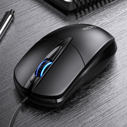 YINDIAO G2 1000DPI 3-keys RGB Light Wired Business Mouse