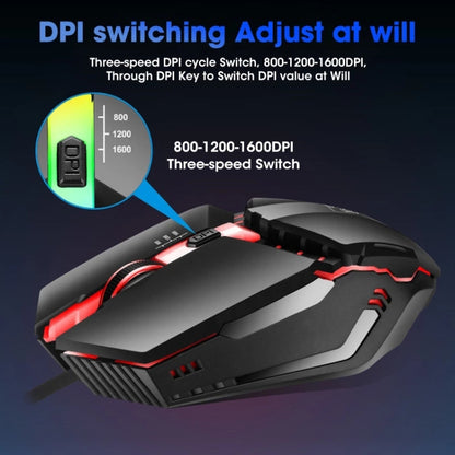 ZGB K3 USB RGB Streamer Wired Gaming Mouse