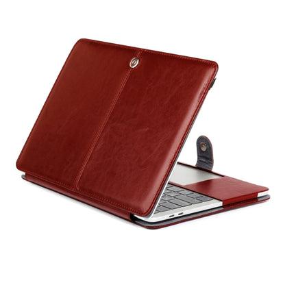 For 2016 New Macbook Pro 15.4 inch A1707 Laptop Crazy Horse Texture Horizontal Flip Leather Case