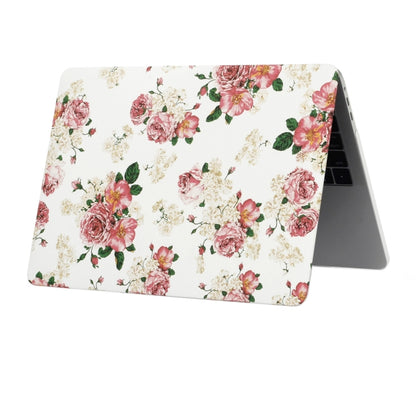 For 2016 New Macbook Pro 15.4 inch A1707 Chinese Rose Pattern Laptop Water Decals PC Protective Case