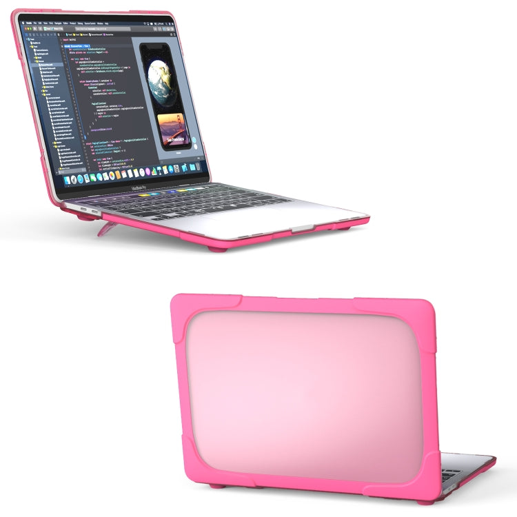 For MacBook Pro 13 inch 2022 & A2289 / A2251 / A2338 2020 PC + TPU Two Colors Laptop Protective Case