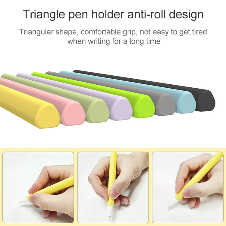 LOVE MEI For Apple Pencil 1 Triangle Shape Stylus Pen Silicone Protective Case Cover