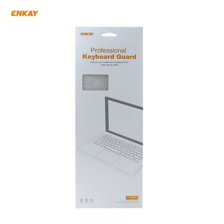 ENKAY TPU Keyboard Protector Cover for MacBook Air 13.3 inch A1932 (2018), EU Version