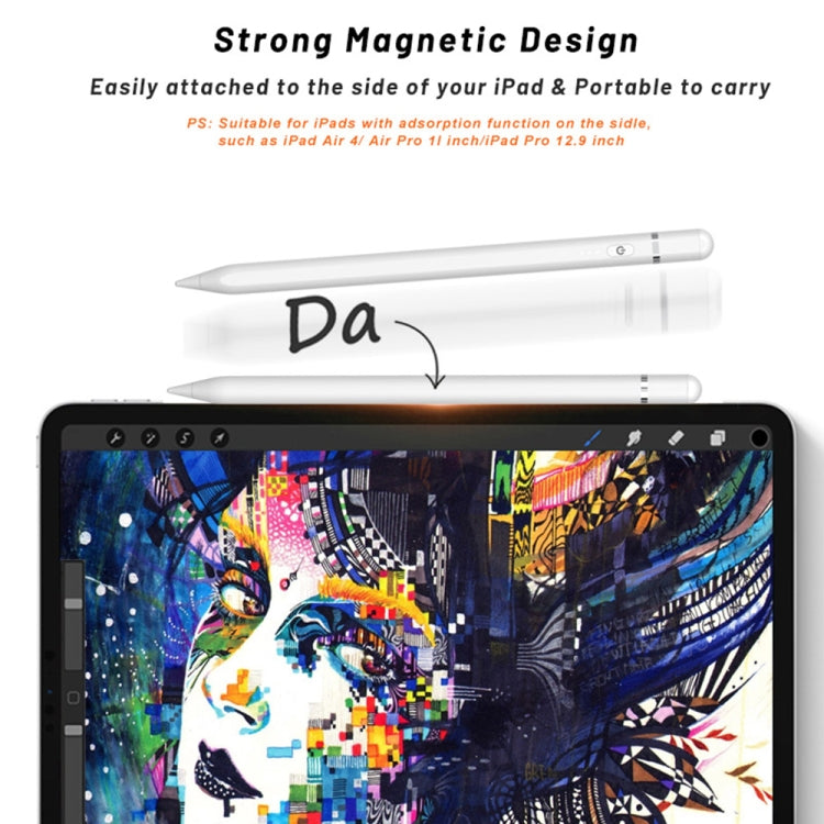 P7-LS Active Capacitive Stylus Pen with Palm Rejection for iPad After 2018 Version