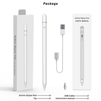 P7-LS Active Capacitive Stylus Pen with Palm Rejection for iPad After 2018 Version