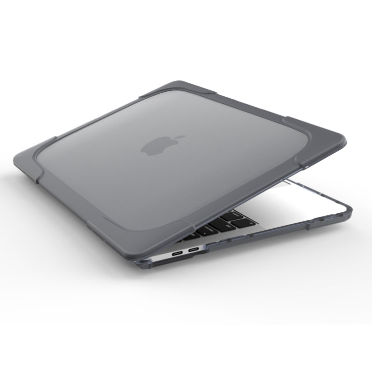 For Macbook Pro 13.3 inch (A1708) & with Touchbar (A1706) Laptop TPU + PC Folding Shockproof Protective Case with Holder, For Macbook Pro 13.3 inch with Touch Bar