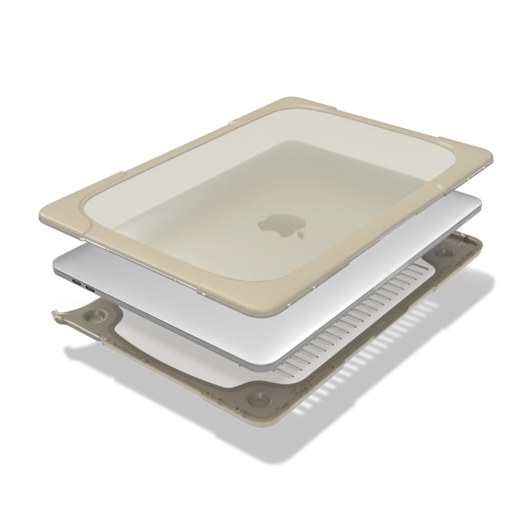 For Macbook Pro 13.3 inch (A1708) & with Touchbar (A1706) Laptop TPU + PC Folding Shockproof Protective Case with Holder, For Macbook Pro 13.3 inch with Touch Bar