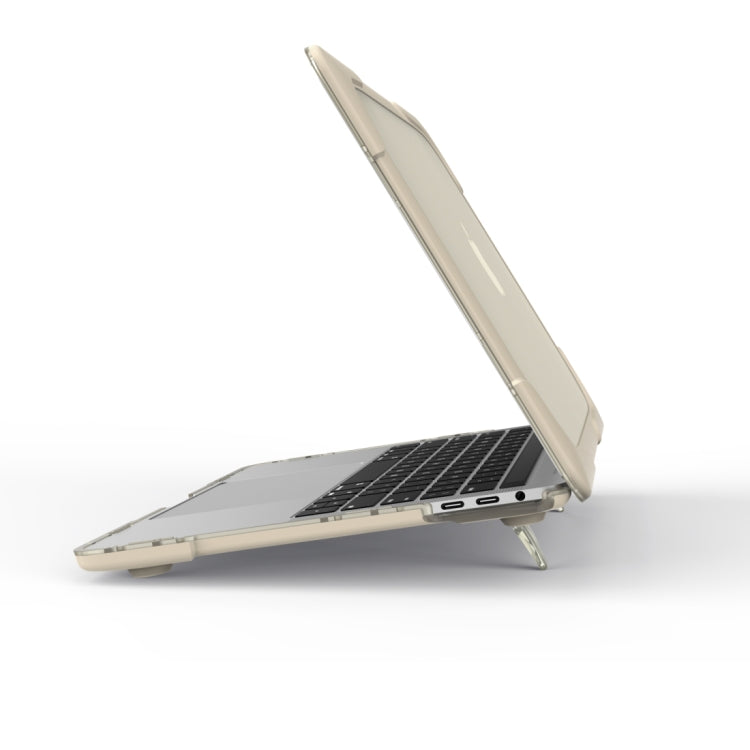 For Macbook Pro 13.3 inch (A1708) & with Touchbar (A1706) Laptop TPU + PC Folding Shockproof Protective Case with Holder, For Macbook Pro 13.3 inch with Touch Bar