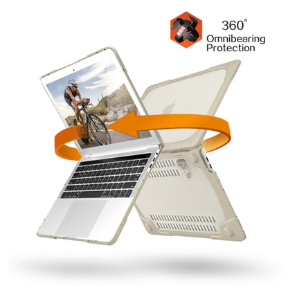 For Macbook Pro 13.3 inch (A1708) & with Touchbar (A1706) Laptop TPU + PC Folding Shockproof Protective Case with Holder, For Macbook Pro 13.3 inch with Touch Bar