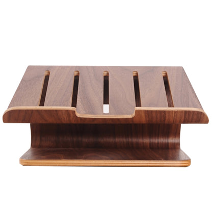 SamDi Artistic Wood Grain Desktop Heat Radiation Holder Stand Cradle for Apple Macbook, ASUS, Lenovo