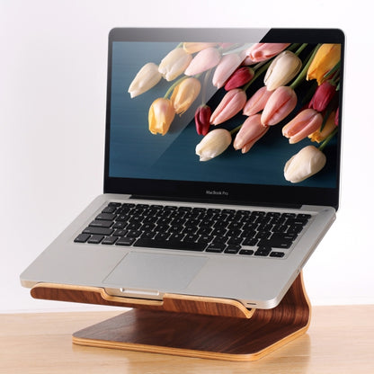 SamDi Artistic Wood Grain Desktop Heat Radiation Holder Stand Cradle for Apple Macbook, ASUS, Lenovo