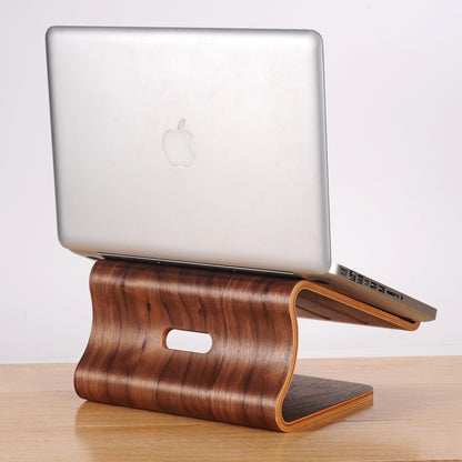 SamDi Artistic Wood Grain Desktop Heat Radiation Holder Stand Cradle for Apple Macbook, ASUS, Lenovo