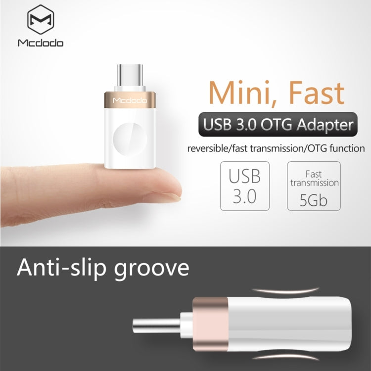 Mcdodo OT-1942 USB-C / Type-C to USB 3.0 AF Data Transmission Charging OTG Adapter