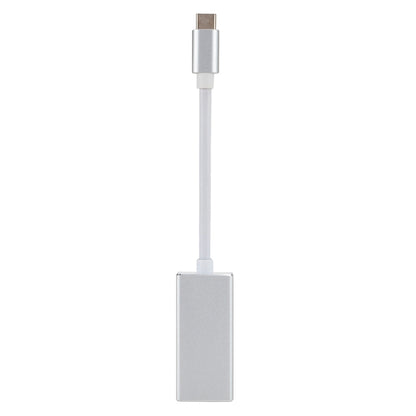 USB-C / Type-C 3.1 Male to Mini DP Female HD Converter, Length: 12cm, Silver, Gold