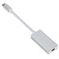 USB-C / Type-C 3.1 Male to Mini DP Female HD Converter, Length: 12cm, Silver, Gold