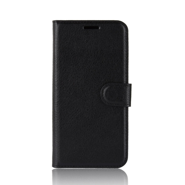 For OnePlus 6 Litchi Texture Horizontal Flip Leather Case with Holder & Card Slots & Wallet