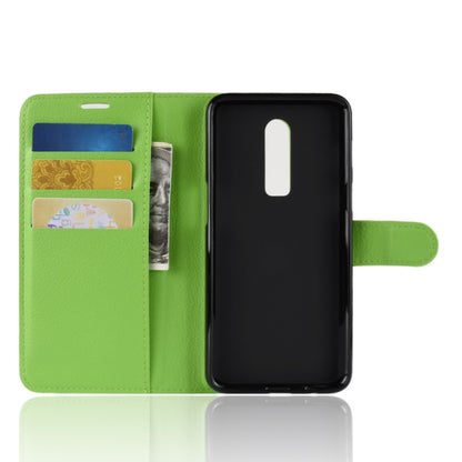 For OnePlus 6 Litchi Texture Horizontal Flip Leather Case with Holder & Card Slots & Wallet, For OnePlus 6