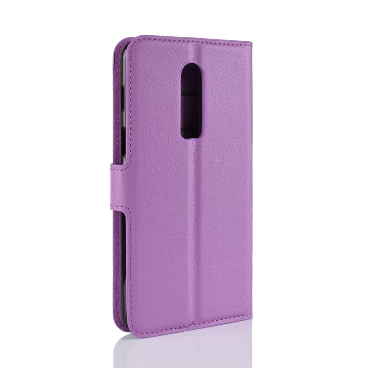 For OnePlus 6 Litchi Texture Horizontal Flip Leather Case with Holder & Card Slots & Wallet, For OnePlus 6