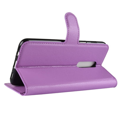 For OnePlus 6 Litchi Texture Horizontal Flip Leather Case with Holder & Card Slots & Wallet, For OnePlus 6