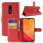 For OnePlus 6 Litchi Texture Horizontal Flip Leather Case with Holder & Card Slots & Wallet