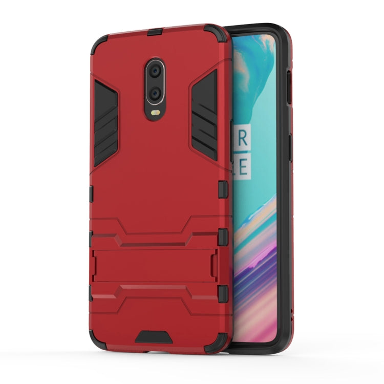 Shockproof PC + TPU  Case for OnePlus 6T, with Holder