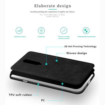 PINWUYO Shockproof Waterproof Full Coverage PC + TPU + Skin Protective Case for OnePlus 7