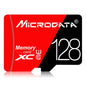 MICRODATA 128GB High Speed U3 Red and Black TF(Micro SD) Memory Card, 128GB