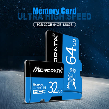 MICRODATA 128GB U3 Blue and Black TF(Micro SD) Memory Card, 128GB