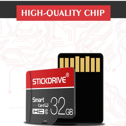 STICKDRIVE 128GB U3 White Line Red and Black TF(Micro SD) Memory Card, 128GB