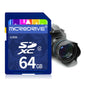Microdrive 64GB High Speed Class 10 SD Memory Card for All Digital Devices with SD Card Slot, 64GB