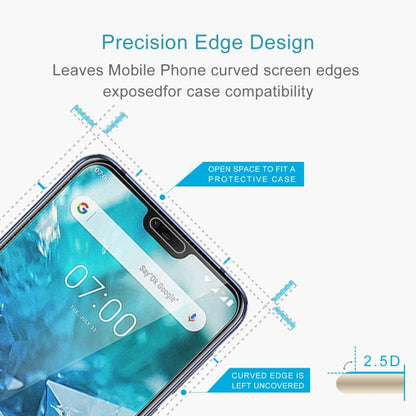 0.26mm 9H 2.5D Transparent Tempered Glass Film for Nokia 7.1