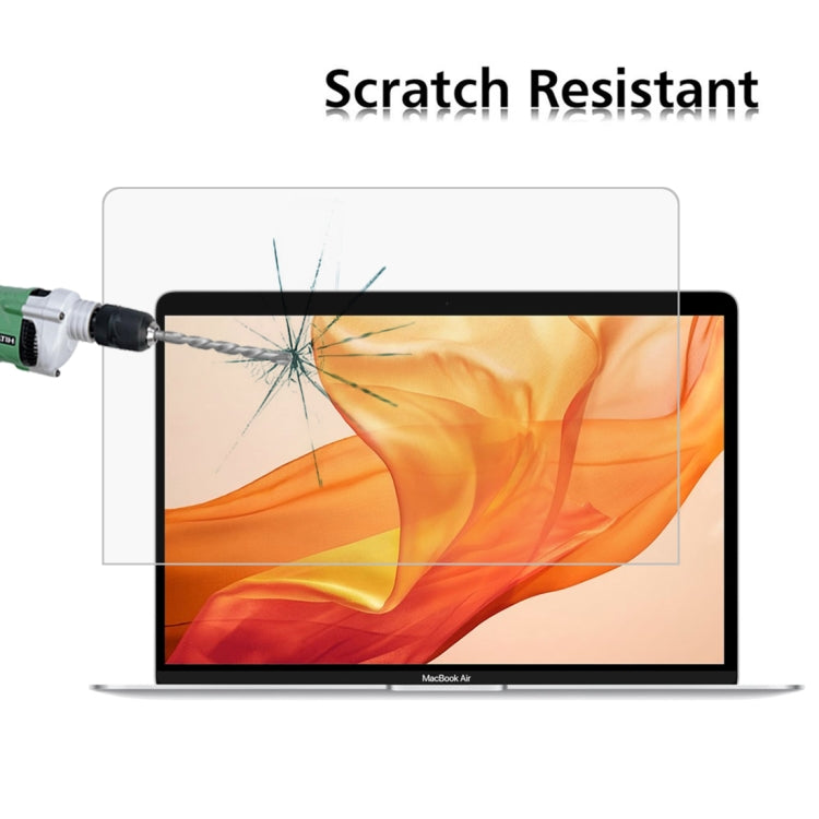 2 PCS 0.26mm 9H Surface Hardness Explosion-proof Tempered Glass Film for MacBook Air 13.3 (2018)