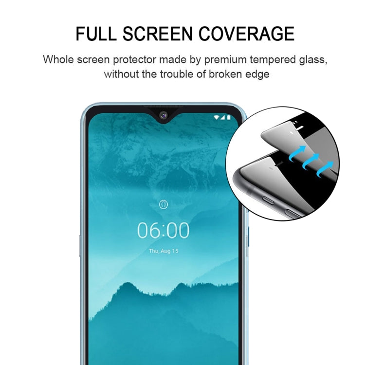 For Nokia 6.2 Full Glue Full Cover Screen Protector Tempered Glass film