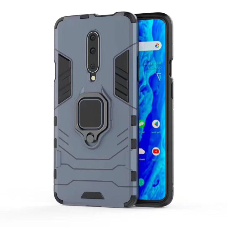 PC + TPU Shockproof Protective Case for OnePlus 7 Pro, with Magnetic Ring Holder