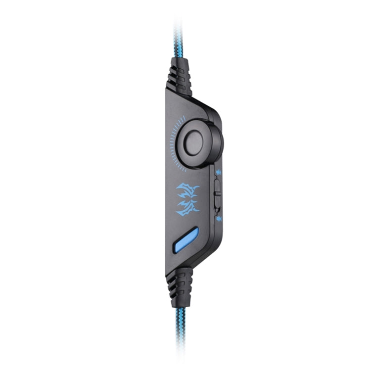 KOTION EACH G9000 3.5mm Game Gaming Headphone Headset Earphone Headband with Microphone LED Light for Laptop / Tablet / Mobile Phones,Cable Length: About 2.2m